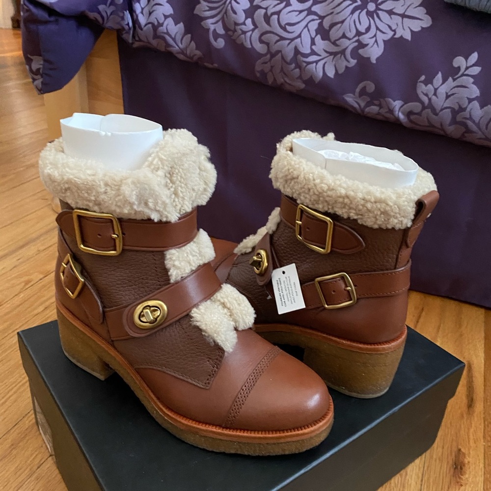 Brand new coach boots